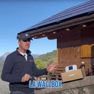 Wallbox installed outside a house